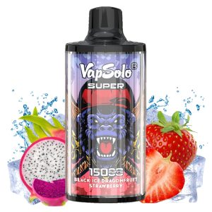 VapSolo Black Ice Dragonfruit Strawberry Flavor