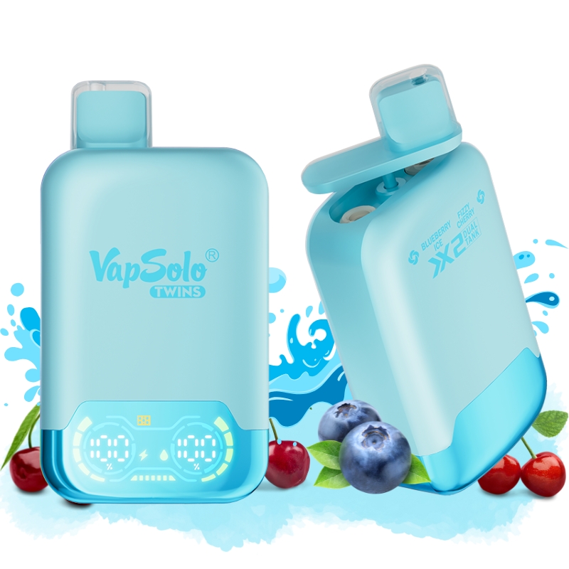 VapSolo Blueberry Ice&Fizzy Cherry Flavor