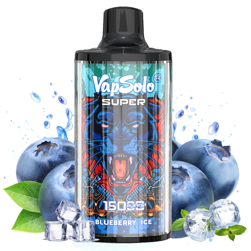 VapSolo Blueberry Ice Flavor
